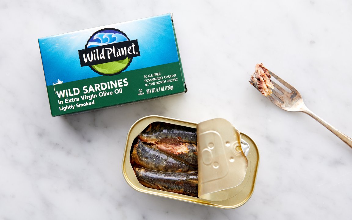 Wild Pacific Sardines in Extra Virgin Olive Oil Wild SF Bay
